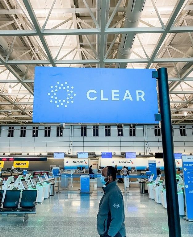 CLEAR Sign in Airport