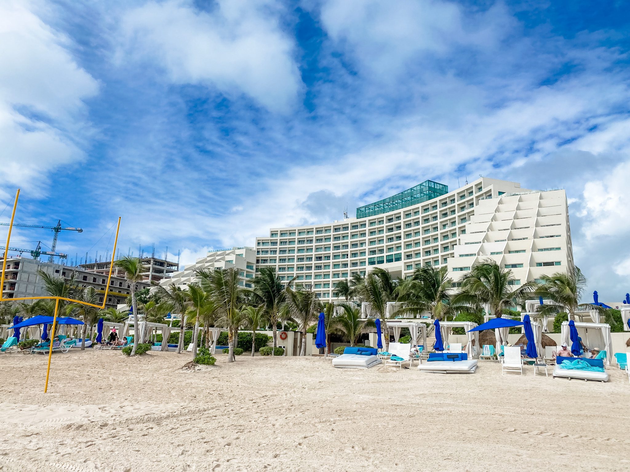 Cancun - Hotel from beach