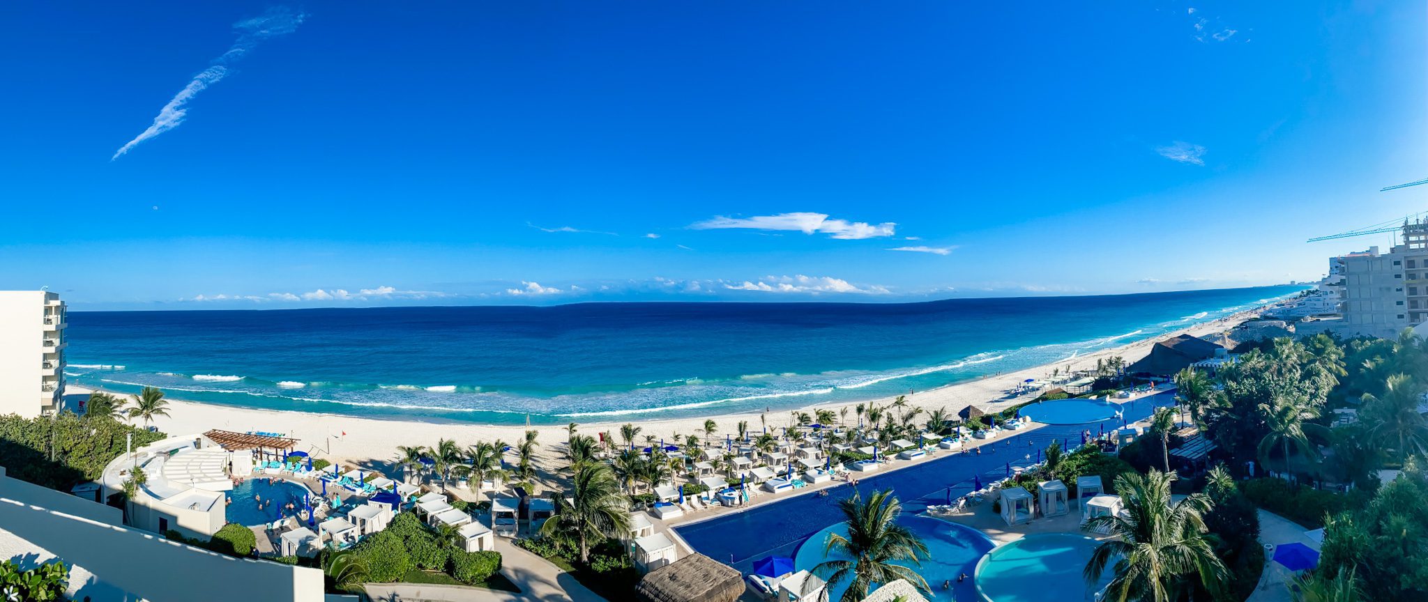 Cancun - pano view from room 2